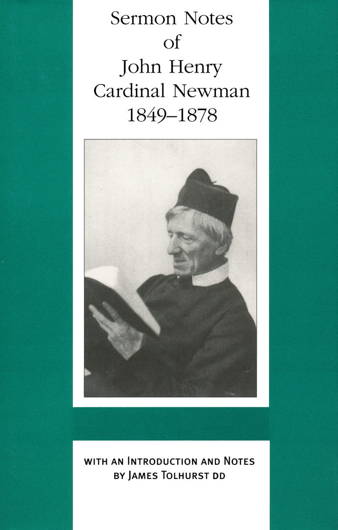 Cover image for Sermon Notes of John Henry Cardinal Newman, 1849-1878 ISBN 9780268017712